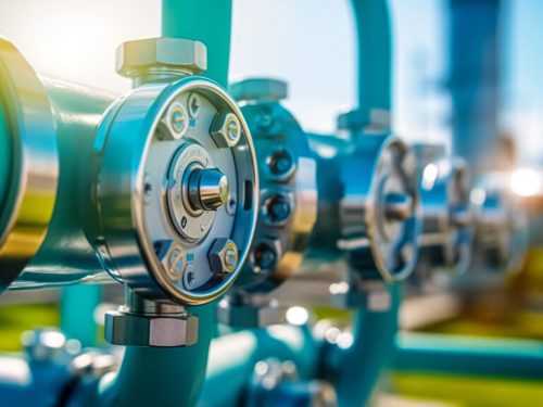 Green Hydrogen renewable energy production pipeline. Green hydro